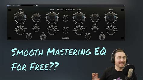 Free Plugin Friday Analog Obsession MaxBax Mastering EQ YouTube