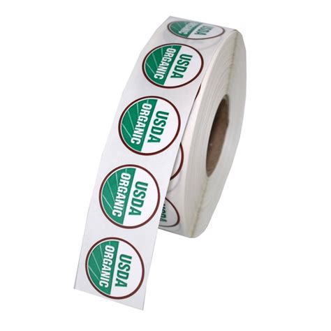 USDA Organic Labels .75" - Free Shipping