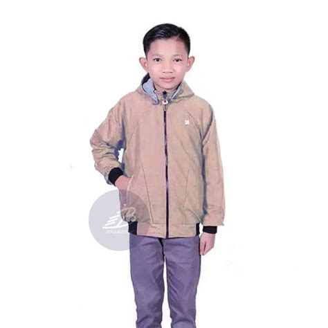 Jual Jaket Dc Anak Bolak Balik Uk Tanggung Parasut Taslan Fleece