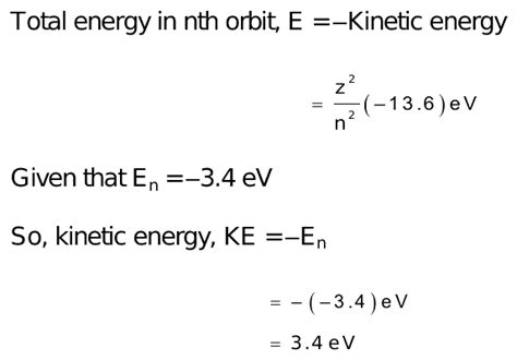 In Hydrogen Atom Energy Of First Excited State Is Ev Then Find Out