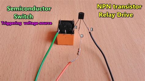 Relay Driver Circuit Using Transistor Bc547