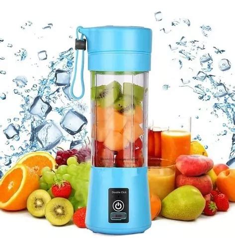 Licuadora Port Til Gen Rica Mixer Portatil Bate Leite Vitamina Frutas