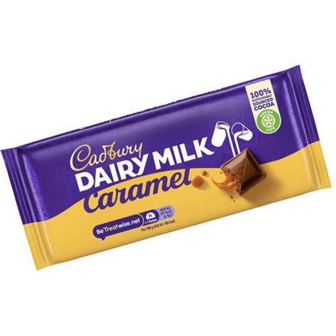 Cadbury Dairy Milk Caramel Chocolate Bar 180g Daniels Vapes