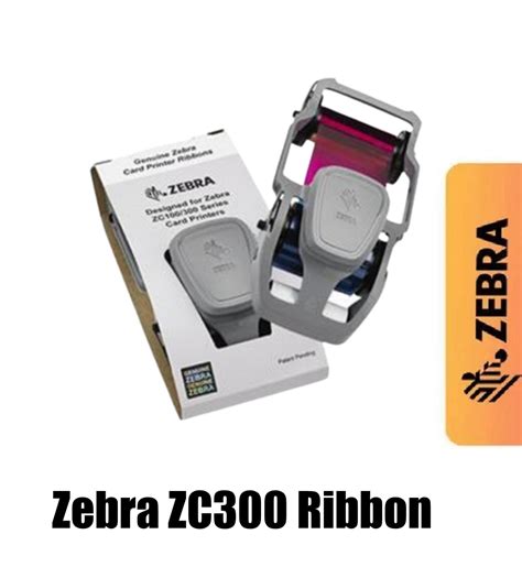 Zebra ZC300 Color Ribbon YMCKO 300IMG Zebra ZC300 Ribbon