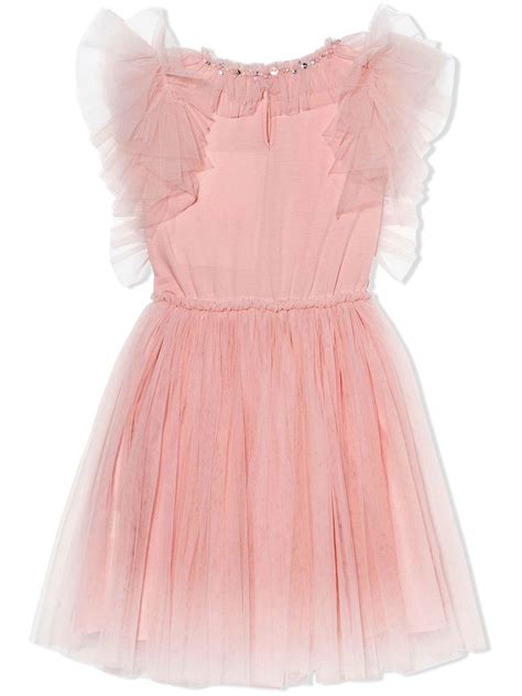 Tutu Du Monde Ruffle Trim Tulle Dress Farfetch