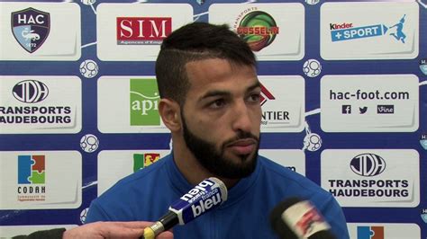 Avant AC Ajaccio HAC interview d Issam Chebake Vidéo Dailymotion