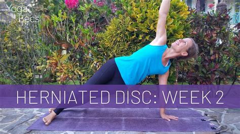 Yoga For Herniated Disc Pain Week 2 Core Strength Yoga With Becs