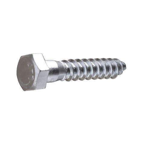 Everbilt 3 8 In X 2 In Hex Zinc Plated Lag Screw 801546 The Home Depot