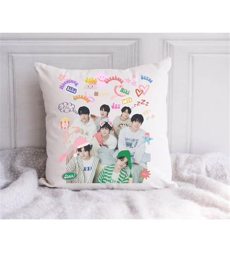 Enhypen Inspired Square Pillow Room Decor Kpop Room Decor Kpop Gift