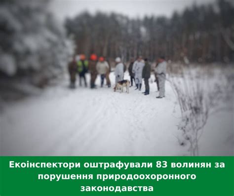 Екоінспектори оштрафували 83 волинян за порушення природоохоронного ...