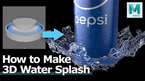 Create Water Splash D Model By Using Bifrost Maya Water Simulation