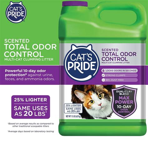 Cat S Pride Fresh Light Quick Action Scented Multi Cat Scoopable Cat