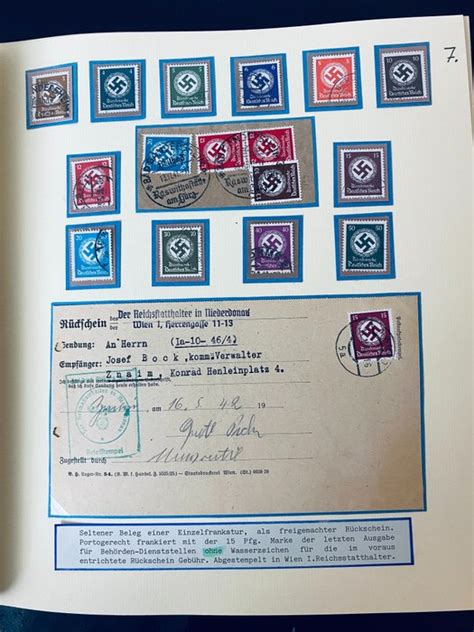 German Empire Collection Of Covers With Service Stamps Catawiki