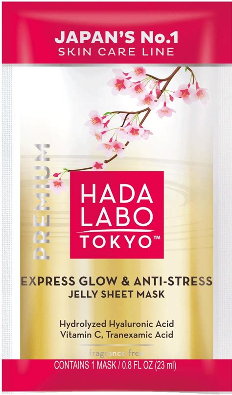 Maseczka Hada Labo Tokyo Premium Express Glow Anti Stress Jelly Sheet