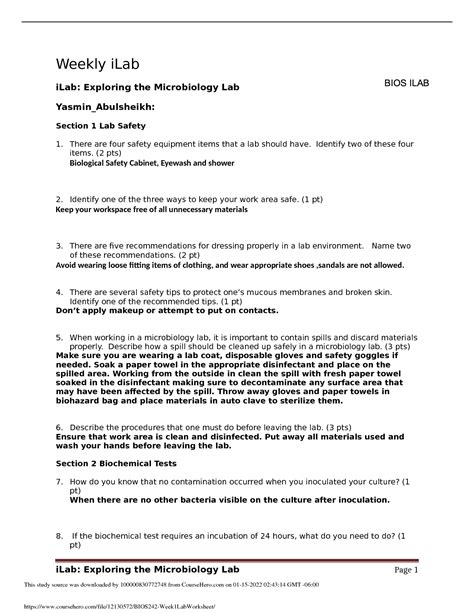 SOLUTION Bios242 Week1labworksheet 1 Studypool