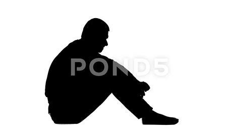 Sitting Man Silhouette