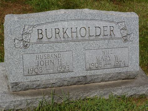 Mary Wenger Burkholder 1905 1974 Find A Grave Memorial