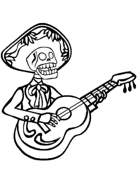 Dia De Los Muertos coloring pages for adults