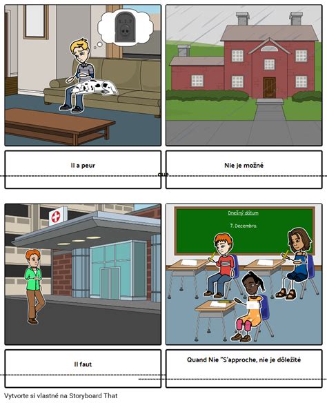 Subjunkt Vny Pracovn H Rok Storyboard Por Sk Examples