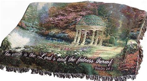 Manual Thomas Kinkade 50 X 60 Inch Tapestry Throw With