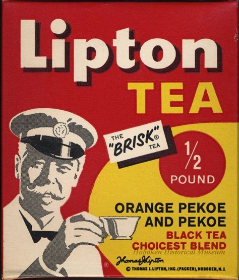 lipton tea box  harold spence blog