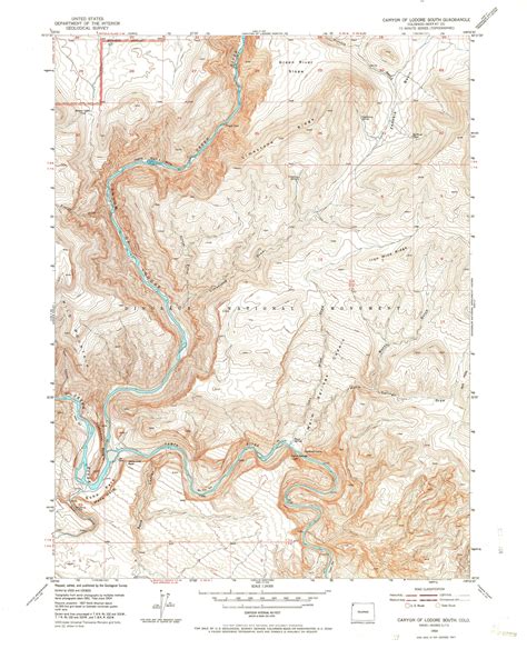 Dinosaur National Monument Map / Dinosaur Topographic Map - Etsy