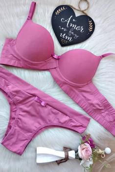 Conjunto lingerie Heisig base reforçada reguladores folheados a ouro k Conjunto de
