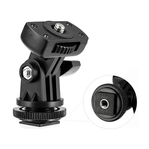 Hot Profession 1 4 Screw Hot Shoe Mount Adapter Adjustable Angle Pole