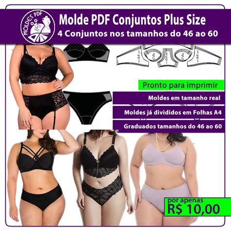 Moldes Pdf Modelos Lingerie Plus Size Moldes Pdf E Design De Mo