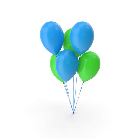 Blue & Green Balloons PNG Images & PSDs for Download | PixelSquid ...