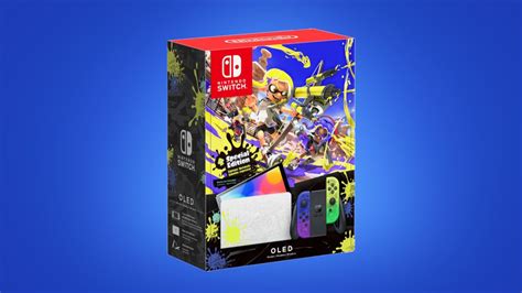 Nintendo Switch Oled Model Console Splatoon Special Edition