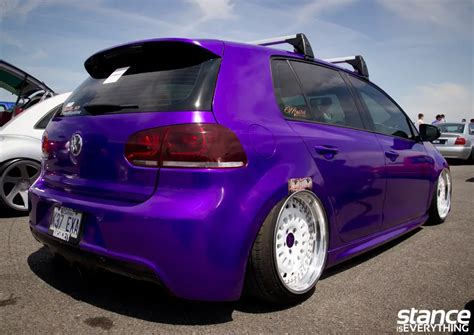 Eurokracy 2014 Bagged Mk5 Purple Stance Is Everything