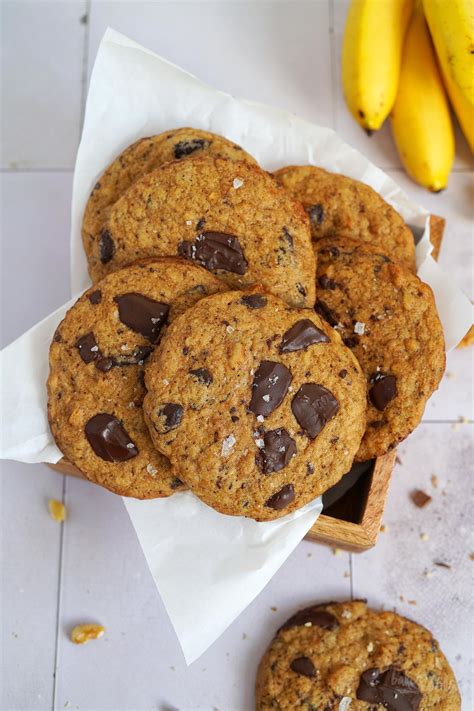 Einfache Bananen Chocolate Chip Cookies Bake To The Roots