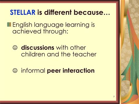 Stellar Strategies For English Language Learning And Reading Ppt