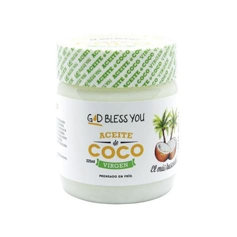 Aceite De Coco Virgen God Bless You X225ml