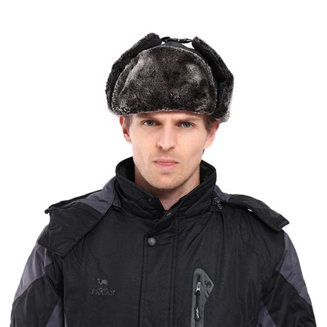 Aliexpress.com : Buy 2018 Ear Flaps Bombe Mens Winter Hats Ushanka ...