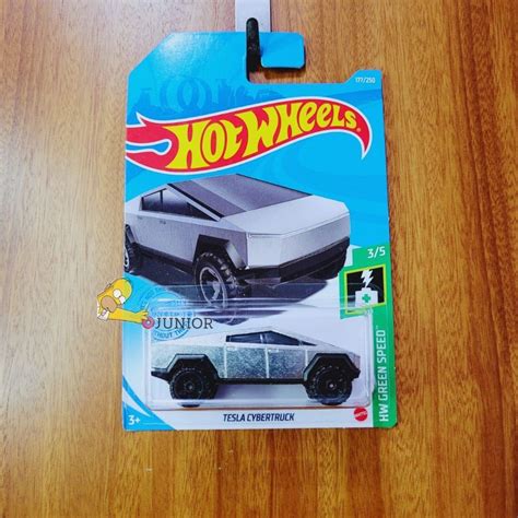 Tesla Cybertruck Elon Musk Hot Wheels Carrinho Miniatura Mainline Shopee Brasil