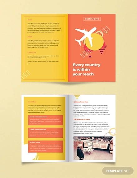 37 Half Fold Brochure Templates Free Premium Templates