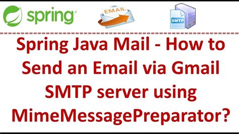 Spring Java Mail How To Send An Email Via Gmail Smtp Server Using