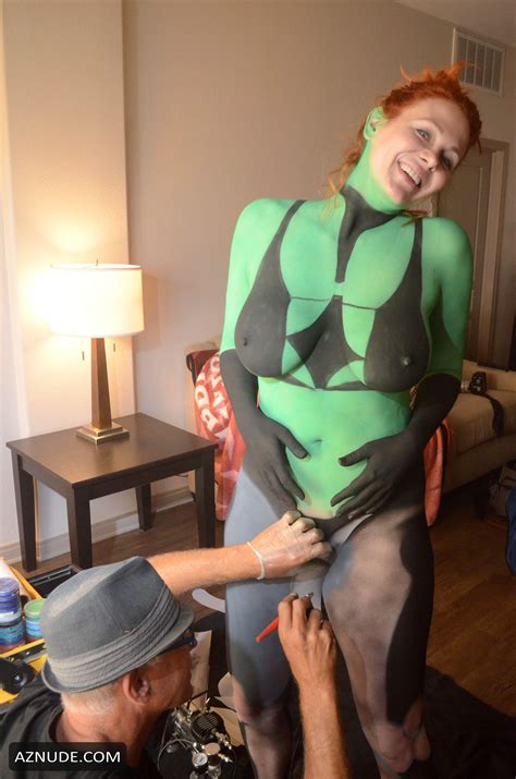 Maitland Ward Nude In Character Named Vetra By Airbrush Artist Luciano