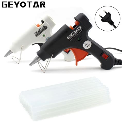 Geyotar W Eu Plug Hot Melt Glue Gun With Free Pcs Mm Glue Stick