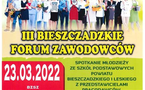 Iii Bieszczadzkie Forum Zawodowc W Promocja Oferty Edukacyjnej Na Rok