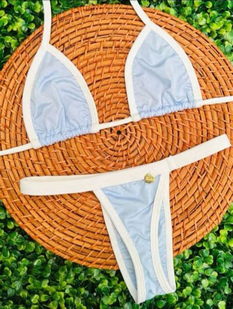 Women S Adjustable Ribbon Bikini Shein Uk