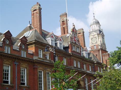 Leicester Town Hall Leicester Town Hall 1873 6 By F J Flickr