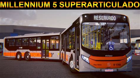 EXCLUSIVO CAIO MILLENNIUM V MERCEDES BENZ O500UDA YouTube