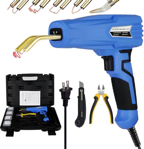 W Plastic Welder Upgraded Version Hot Stapler Plastic Welding Kit Car Bumper Repair Kit