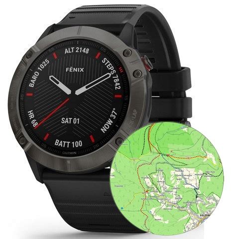 GARMIN FENIX 6X Sapphire Carbon DLC OMap TOPO PL KúpSiTo sk Tovar z