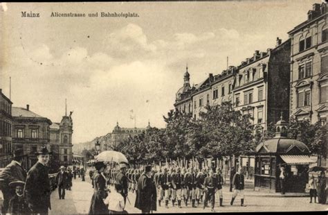 Ansichtskarte Postkarte Mainz Am Rhein Alicenstra E Und Akpool De