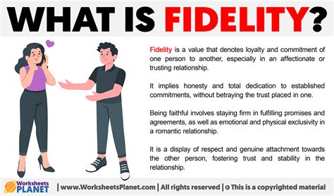 What Is Fidelity Definition Of Fidelity