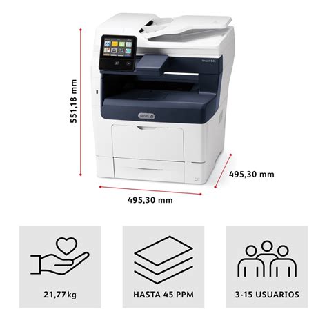 Xerox Versalink B405 Impresora Multifunción Láser Monocromo Dúplex Fax